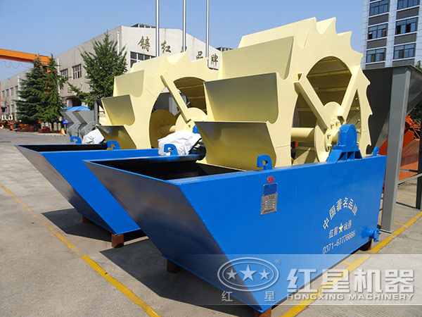 單葉輪式洗砂機(jī)，占地小，處理量小