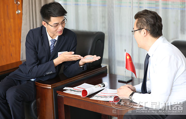 合作共贏，來(lái)廠客戶物料展示