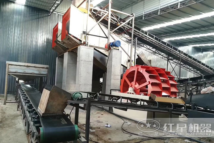 洗砂機、輸送機